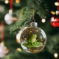 thumbnail image 6 of Cheapark Exquisite 3D Spherical Christmas Frog Ornament - Round Hanging Decor For Home Tree & Mantel Indoor Holiday Festive Gift 2025, 6 of 6