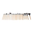 thumbnail image 3 of Juego de brochas de maquillaje de 32 piezas, pelo de nailon suave, sombra de ojos, colorete, brocha para polvos sueltos con bolsa de almacenamiento (Color de registro), 3 of 8