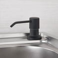 thumbnail image 2 of Kitchen Bathroom Sink Stainless Steel Liquid Soap Dispenser Pump Bottle Black, 2 of 5