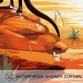 thumbnail image 3 of yowmns Waterproof Curtain Sets - Printed, Hooked Shower Curtain Set for Bathroom Decoration, 3 of 6