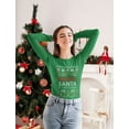 thumbnail image 5 of Tstars Womens Ugly Christmas Sweater Gift for Nurse Christmas Holiday Shirts Xmas Party Funny Humor Christmas Gifts for Her Nurses Xmas Gift Women Long Sleeve T Shirt Ugly Xmas Sweater, 5 of 6