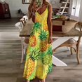 thumbnail image 3 of Lunarable Pineapple Sleeveless Dress for Women Clothing Female Women's Summer Skirt, 3 of 7
