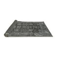 thumbnail image 2 of Ahgly Company Indoor Round Oriental Gray Traditional Area Rugs, 6' Round, 2 of 4