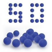 EKIND 50 Rounds Bulk Refill Ammo Bullet Balls Compatible for Nerf Rival Blaster Series (Dark Blue)