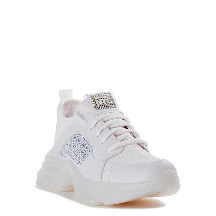 Madden NYC Little Girl & Big Girl Rhinestone Sneakers, Sizes 136