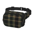 thumbnail image 3 of The Double-Layer Waist Bag Features A 6.3×9.1×2.8in Nylon Zipper And A Pull With A Zipper Compartment Springgreen Buffalo Plaid Check Tartan Scotland_99154_3, 3 of 8