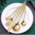 thumbnail image 5 of Juego de cubiertos de Acero Inoxidable Dorado Homelife 24 piezas 9EKD9, 5 of 5