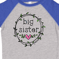 thumbnail image 4 of Inktastic Big Sister Leaves, Circle, Heart Girls Toddler T-Shirt, 4 of 5