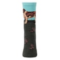 thumbnail image 2 of MeMoi Saint Bernard Limited Edition Art Crew Socks | Women's Socks One Size / Blue, 2 of 4