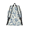 thumbnail image 2 of Yiaed Vintage Blue Floral Print Backpack, Premium Laptop Backpack, Travel Backpack for Women, Lightweight Backpacks, Comfortable Back Pack-Medium, 2 of 7
