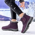 thumbnail image 6 of YOURDIARY Women's Snow Boots with Warm Fuzzy Faux Fur, Slip-ons for Women Winter Booties Shoes, 6 of 8
