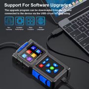 TopDiag T200 OBD2 Scanner Diagnostic Tool, OBD II Clear Reset Engine Error Code Professional Code Reader Diagnostic Scan Tools, Mode 6, Mode 8 & One-Click I/M, Plug & Play(Without Battery)Diagnostic