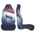 thumbnail image 3 of Sikiie Planets Stars And Galaxies Car Seat Protector 2 Pack Car Seat Cushion Mat, Car Seat Covers for SUV, Truck, Van, 3 of 7