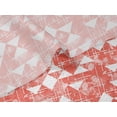 thumbnail image 5 of oneOone Velvet Dark Peach Fabric Texture & Triangle Geometric Sewing Craft Projects Fabric Prints By Yard 58 Inch Wide, 5 of 5