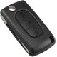 thumbnail image 1 of BRILLAR Carcasa de llave de faro de 3 botones para Peugeot 207 307 308 407 408 3008 5008 Citroen C2 C3 C4 C5 C6 C8, 1 of 4