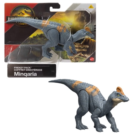 Jurassic World Rebirth Frenzy Pack Minqaria Dinosaur Figure Authentic Toy Digital Play