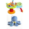 Bright Starts Zippity Zoo 3-in-1 Around We Go with BONUS Octoplush Toy