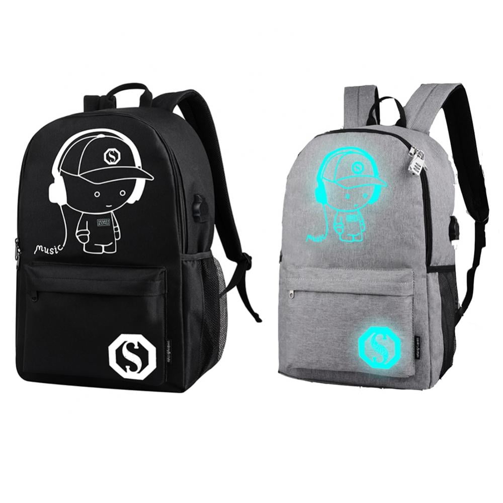 Fitup Anime Cartoon Luminous Backpack with USB Charging India | Ubuy