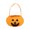 A002- Orange, variant on Halloween Candy Bag, Teal Non Woven Jack O Lantern Design, 1 Pack Portable Lightweight Carry Tote, Trick or Treat Party Favors Storage for Kids Halloween Gift Goodies Collection