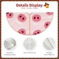 thumbnail image 3 of Sikiie Cute Pig Nose Nativity Christmas Tree Skirt, Jesus Christian Winter Holiday Tree Mat Decoration(30-48IN), 3 of 6