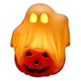 thumbnail image 3 of Halloween Party Decor, Battery Operated Halloween Decorations, Haunted House Decorations, Halloween Light Up Decor, 4.5X3 Inch Ghost Pumpkin Led Flameless Candle Light for Haunted, 3 of 7