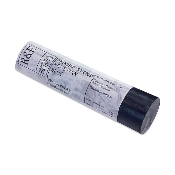 R&F Handmade Paints Pigment Stick, 100ml, Prussian Blue