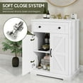 thumbnail image 5 of VEANERWOOD 24" Bathroom Vanity with Sink Set, Farmhouse Bathroom Cabinet with Flip Drawer and Doors, White, 5 of 7