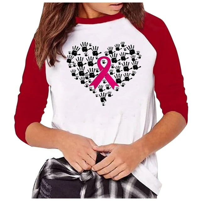 Camisas de manga larga ligeras con cuello redondo a la moda para mujer Pompotops FGAJ8841
