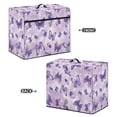 thumbnail image 3 of HELLHERO Butterflies Sewing Machine Dust Cover and Sewing Essentials Pockets Reusable Easy to Replacement and Clean, 3 of 8
