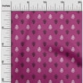 thumbnail image 2 of oneOone Rayon Dark Magenta Fabric Block Diy Clothing Quilting Fabric Print Fabric By Yard 56 Inch Wide-JK, 2 of 8