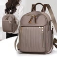 thumbnail image 2 of Stylago Fashion Backpack Purse for Women Versatile Detachable Strap Crossbody Bags Ladies Multiple Zip Pockets Travel Daypack Brown, 2 of 6