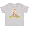 thumbnail image 3 of Inktastic Sloth Mom with Baby Sloth and Flowers Boys or Girls Baby T-Shirt, 3 of 5