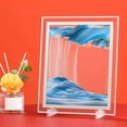 thumbnail image 1 of Usmixi Mouvement Sable Image d'Art Verre Rond 7inch Sablier Naturel Écoulement Sable Image Mouvement Grain Sablier 25ml, 1 of 3
