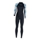 thumbnail image 5 of Traje de baño de neopreno para mujer, con protección contra erupciones y cremallera en la espalda, para buceo de verano, tacto frío, largo XS, 5 of 9