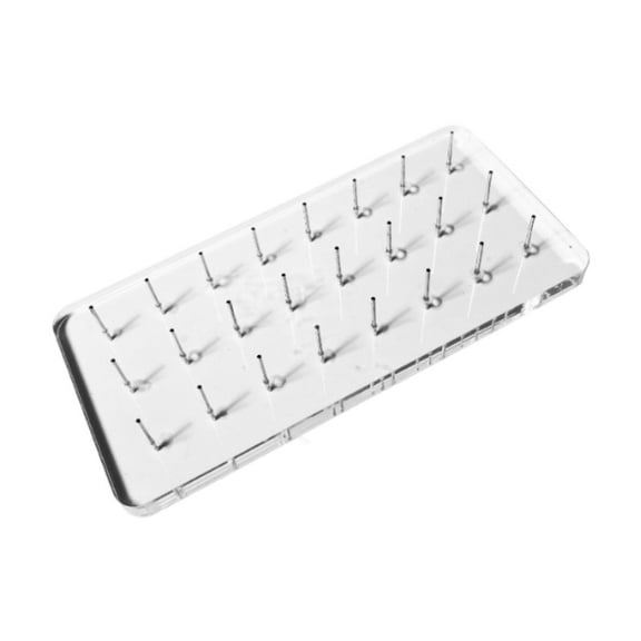 yotijay Bead Rack Acrylic Accessories Charms Display Stand Reusable Mother Day Gifts DIY 24 pin