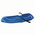 thumbnail image 2 of Open Box Snow Joe Snow Sled, 34” Sledding Toboggan Board w/Handles & Rope, Blue, 2 of 11
