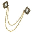 thumbnail image 3 of Broche de cadena con borla Salvador para hombre Vintage, 3 of 8