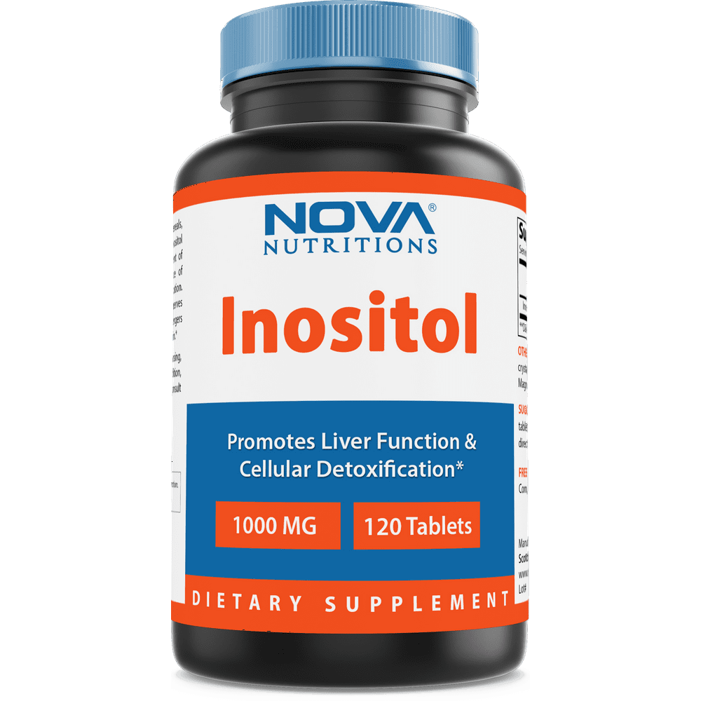 Nova Nutritions Inositol 1000 mg 120 Tablets