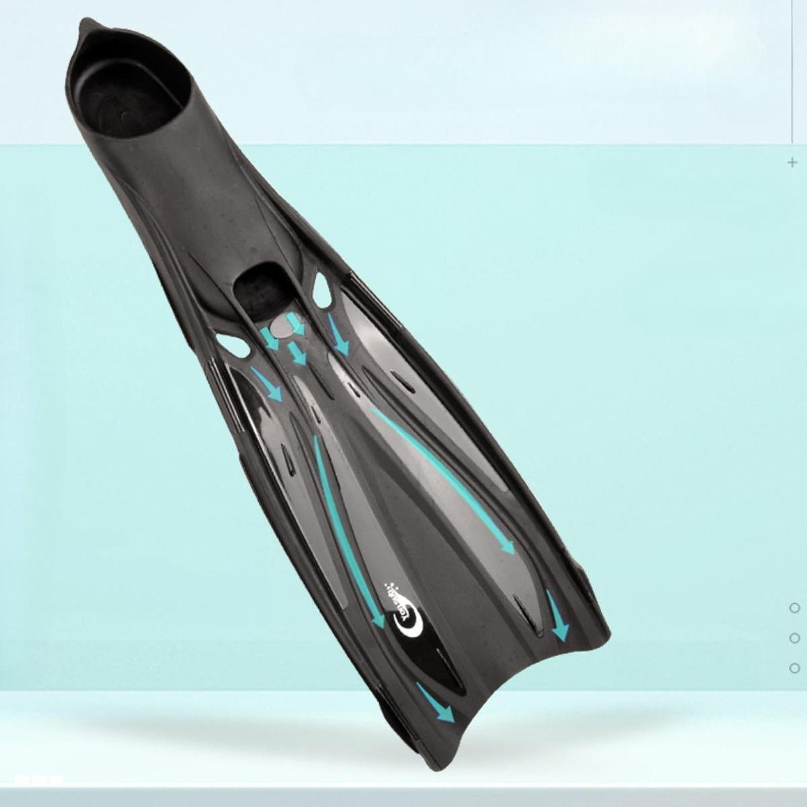 DimyFew Snorkeling Fins Diving Fins Dive Flippers Lightweight Diving Equipment Anti Slip 42 43