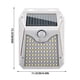 thumbnail image 3 of Luz solar, luces de seguridad con sensor de movimiento, lámpara de pared con luz de inducción del cuerpo humano IP65, energía solar para patio, jardín, patio, monitor deportivo., 3 of 9