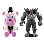Five Nights at Freddy's Pizza Simulator - Helpy Collectible Figure + Toys DC Multiverse Dark Nights: Metal Devastator Earth -1 7" Action Figure, Pack of 2