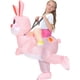 thumbnail image 1 of Juguetes de piscina, juguetes para bebés, juguetes para niños pequeños, traje inflable de conejito de Pascua, disfraz de muñeca para montar, actividad entre padres e hijos, accesorios para fotos, vest, 1 of 7