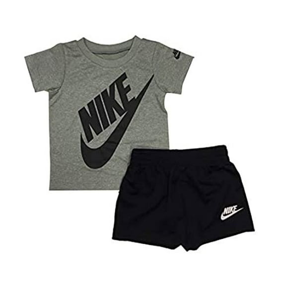 Nike Dri-Fit Sportswear T-Shirt and Mesh Shorts 2-Piece Outfit Set
