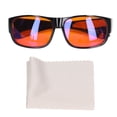 thumbnail image 2 of Blue Light Glasses Computer Gamer Glasses Blue Light Blocking Glasses 400-500nm Anti Radiation, 2 of 8