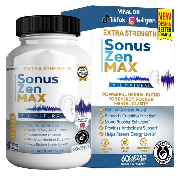 GreenVify Sonus Zen Max – Hearing & Ear Health Support Supplement