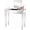 Silver, variant on VINGLI Mirrored Vanity Desk with 3 Drawers, Multifunctional Home Office Desks, Modern Console/Sofa/Makeup Desk for Bedroom/Living Room/Entryway, Gold