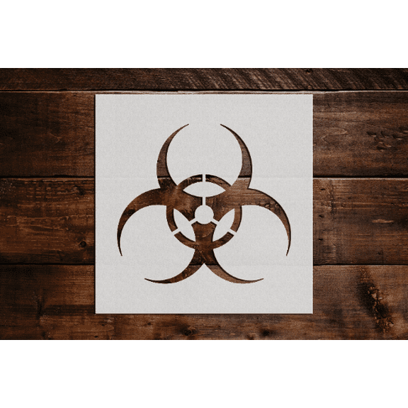 Biohazard Stencils (6"x6")