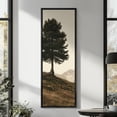 thumbnail image 2 of Large Framed Canvas Art Vintage Tree Country Landscape Print for Rustic Living Room Bedroom Wall Decor - 60"x20" Black Framed, 2 of 6