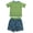Bluey, variant on Character Toddler Boy Short Sleeve Rash Guard and Swim Trunks, 2-Piece, Size 2T-4T
