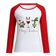 thumbnail image 4 of Qertyioot Chandail en Molleton de Noël pour Femmes, Manches Longues, Col Rond, Décontracté, 4 of 7